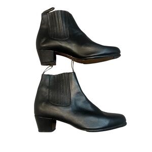 El Charro Black Leather Chelsea Boots Size 30, Womens 11/11.5